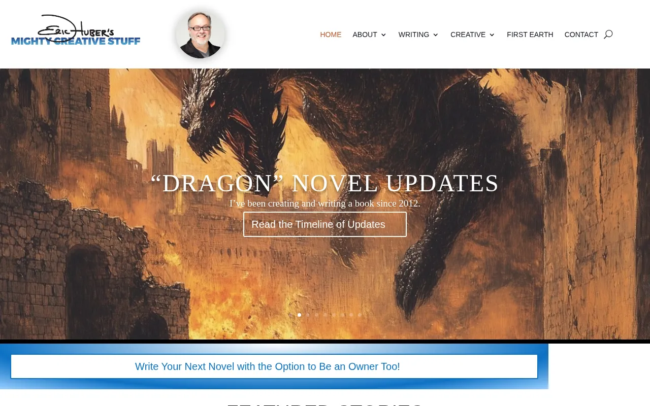 Eric Huber's Mighty Creative Stuff homepage
